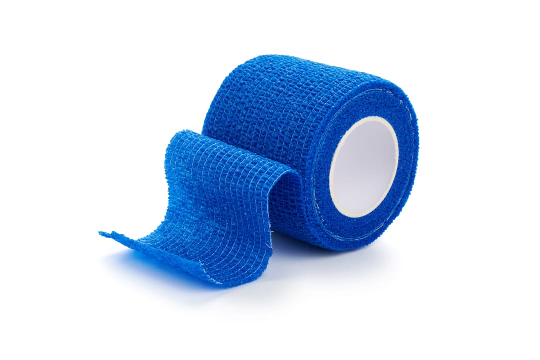KRUUSE Vet-Flex Bandage, Blue, 5cm x 4.5m