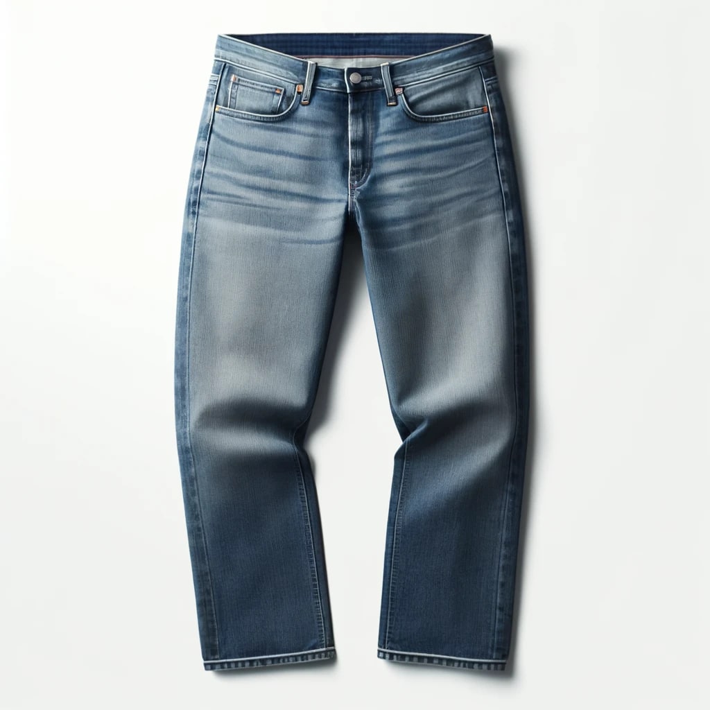 Salsify Straight Leg Jeans - Medium Stonewash, 8