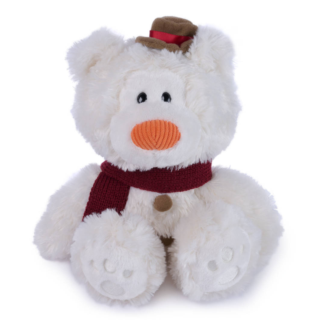 GUND Philbin Snowman 10-Inch Stuffed Animal Plush Toy with Winter Outfit