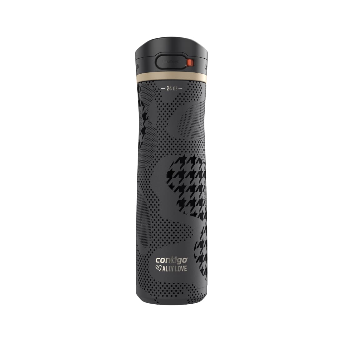 Contigo® x Ally Love Jackson Chill 2.0 Botella de Agua de Acero Inoxidable con Tapa AUTOPOP®, 24oz, Licorice