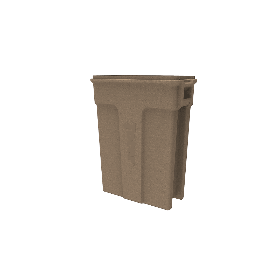 23 Gallon Slimline Rectangular Trash Can - Sandstone