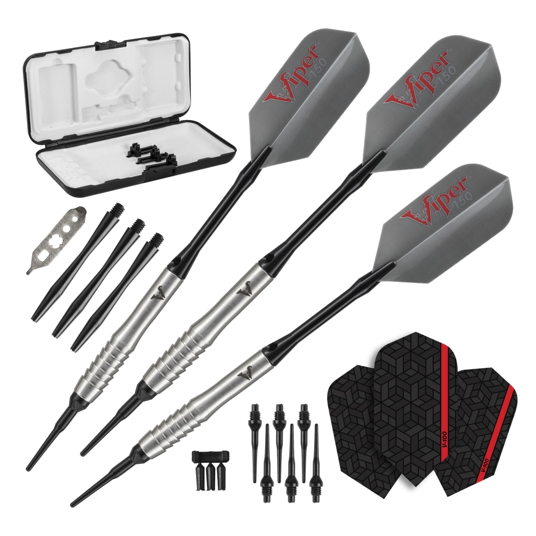 Viper V-Factor 90% Tungsten Soft Tip Darts Shark Fin Barrel 20 Grams