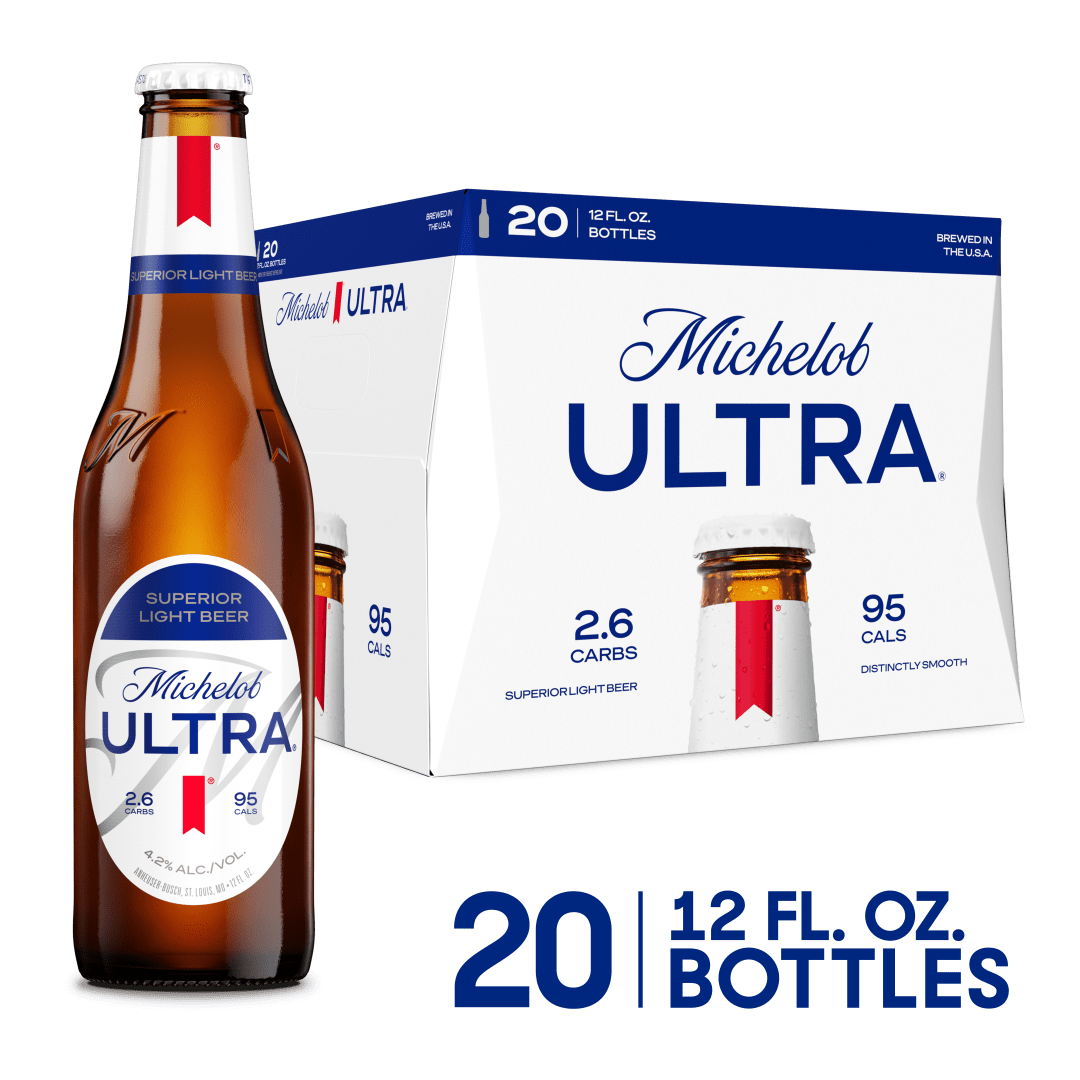Michelob Ultra® Light Beer, 20 Pack 12 fl. oz. Bottles