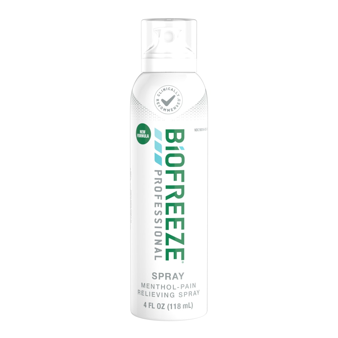 Biofreeze Professional Pain Relief Spray, 4 oz. Aerosol Spray, Colorless