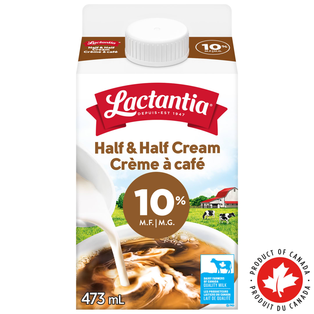 Lactantia Half and Half Cream, 10%, 473mL