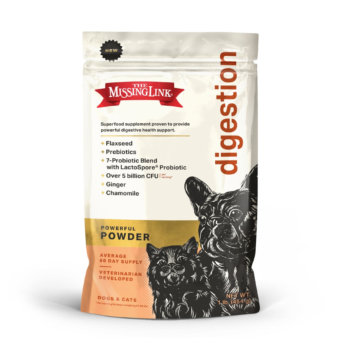 Superfood Powders Digestion Supplement for Dogs and Cats 1 lb Bag