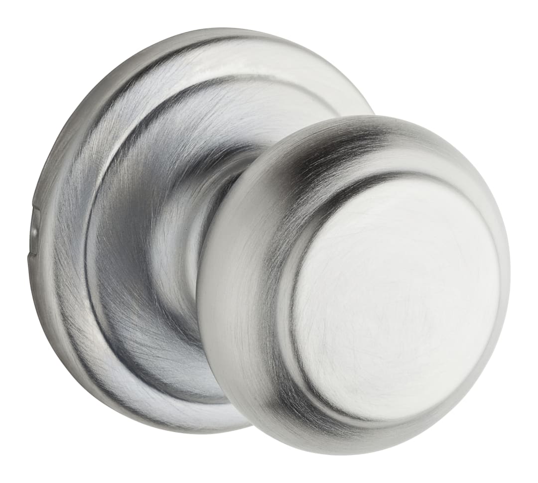 Troy Hall/Closet Knob in Satin Chrome