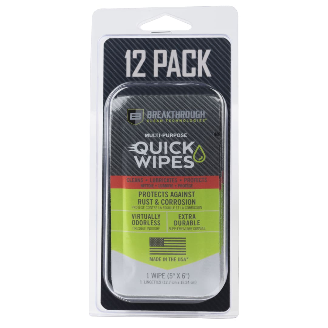 BCT™ Multi-Purpose CLP Quick Wipes, 5" x 6", 12-Pack