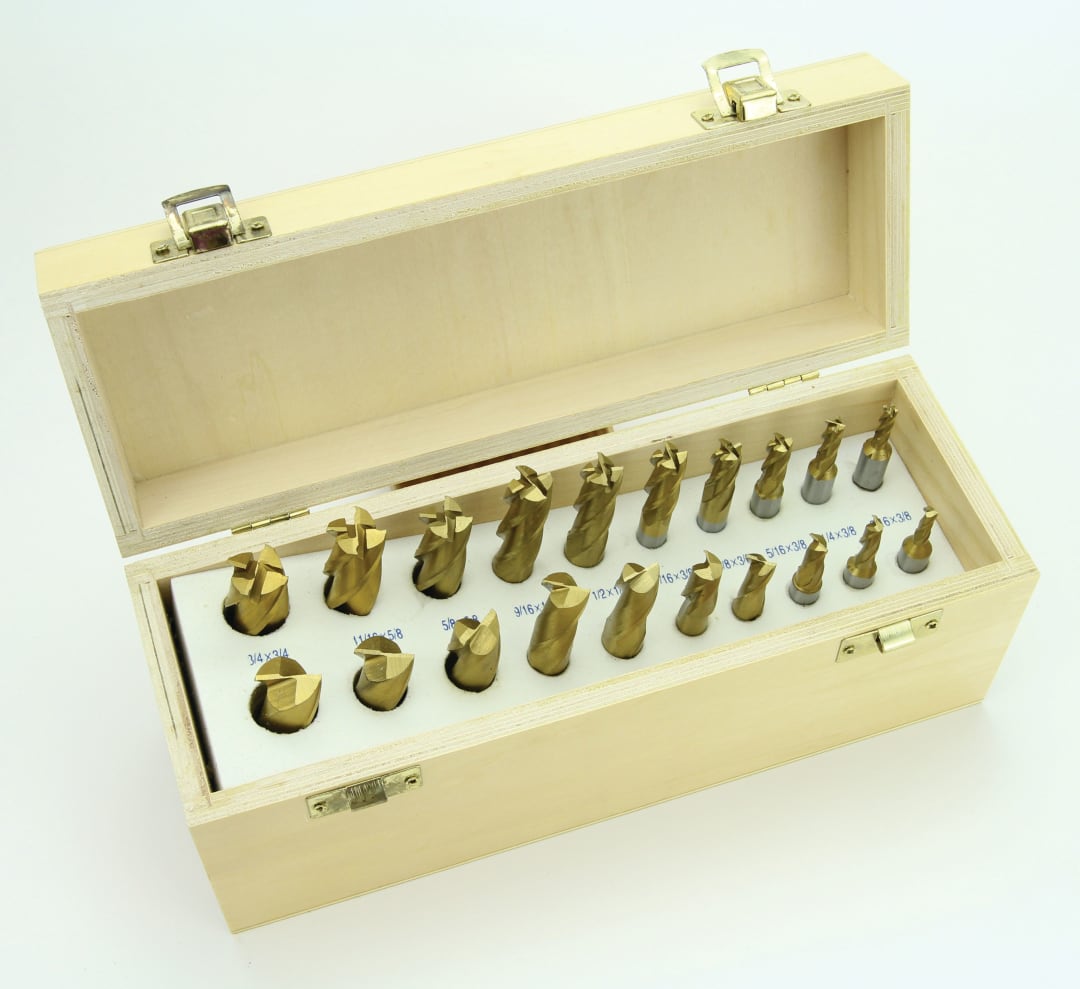 20 Piece End Mill Set