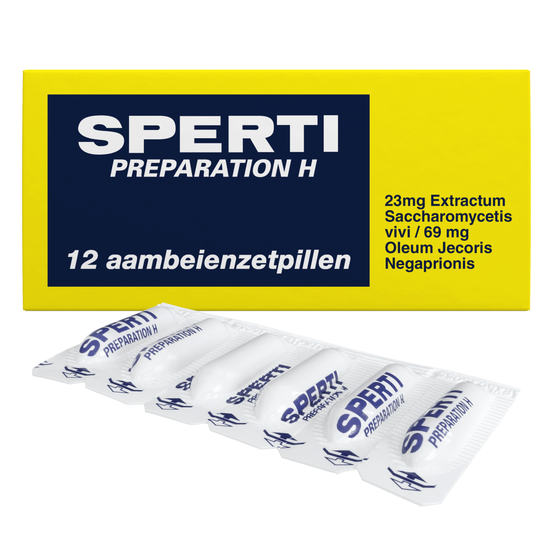Sperti Preparation H, Aambeien zetpillen - 12 stuks