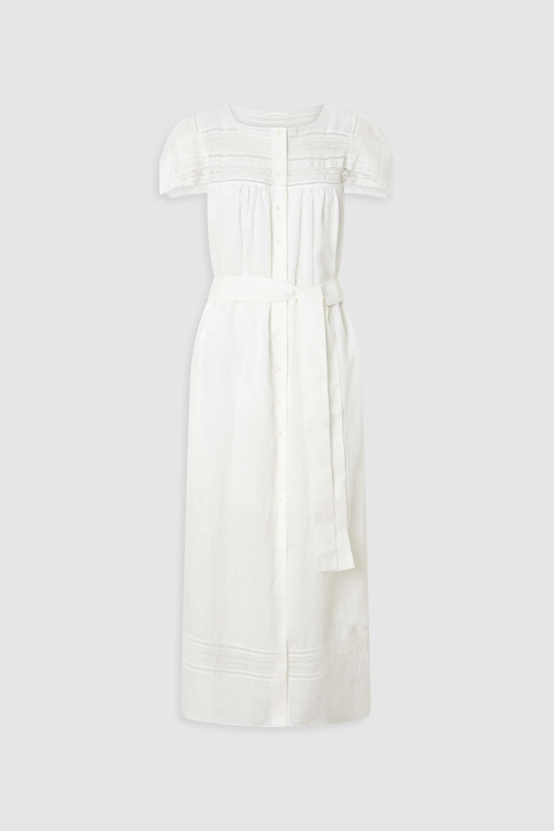 Lace Trim Day Dress
