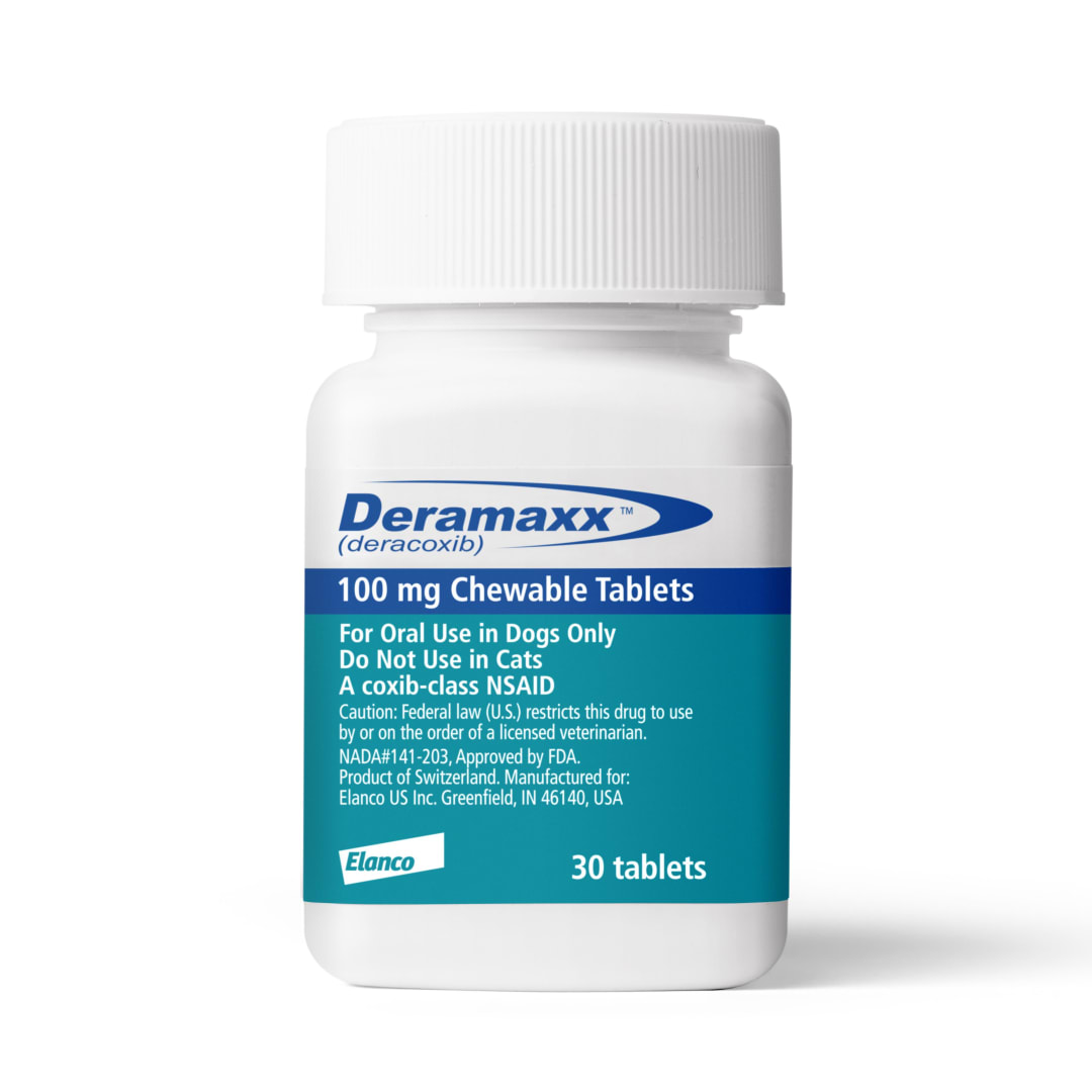 Deramaxx - 30 tablet bottle (100mg)