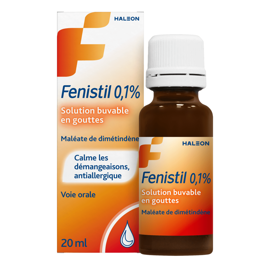 Fenistil 0,1 %, solution buvable en gouttes