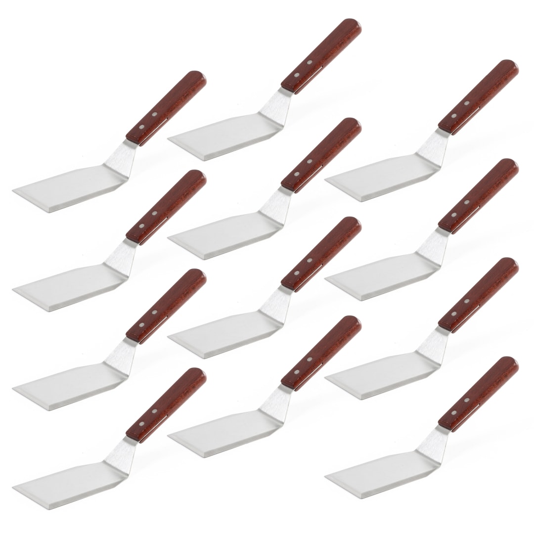 KT64CP - Scraper/Turner S/S Wood Handle, Pack Of 12