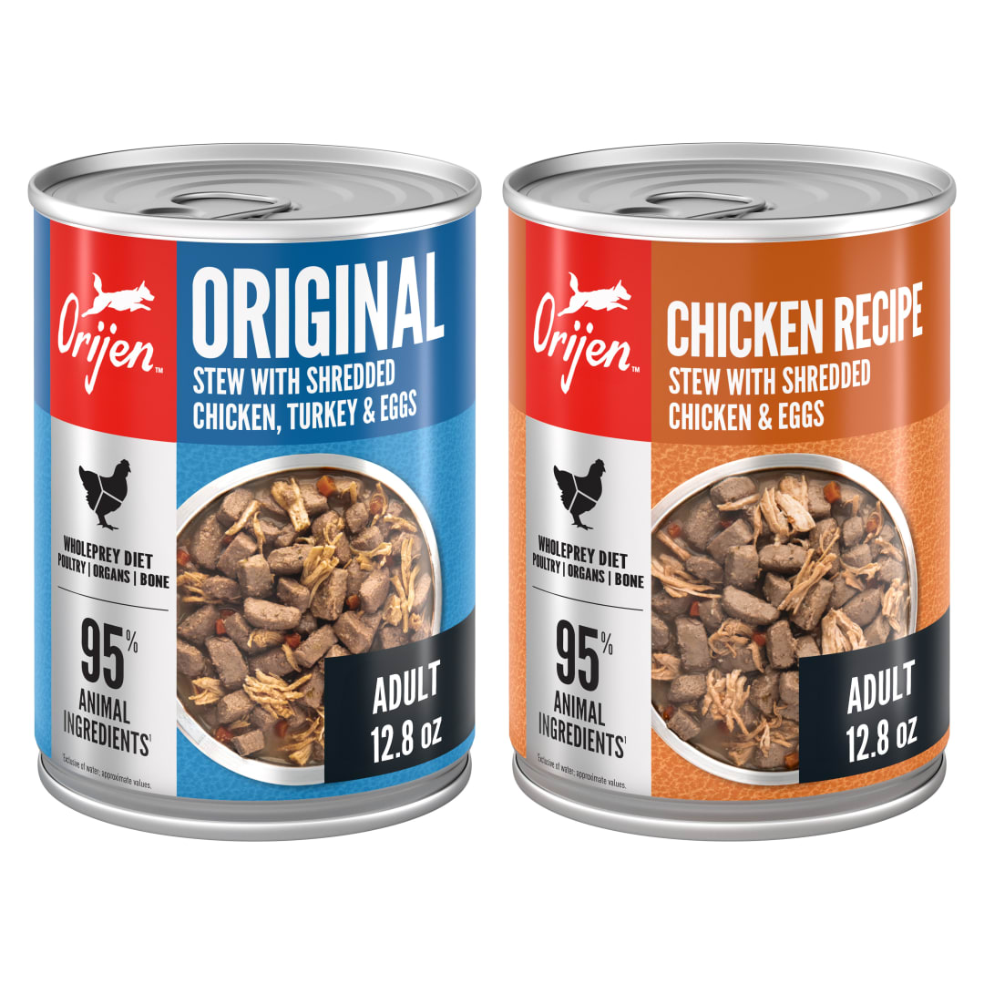 ORIJEN Premium Wet Dog Food Variety Pack: Original + Chicken Recipes