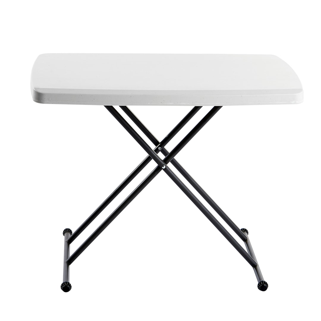 IndestrucTable® Classic Personal Folding Table, Platinum Granite - 30" x 20"