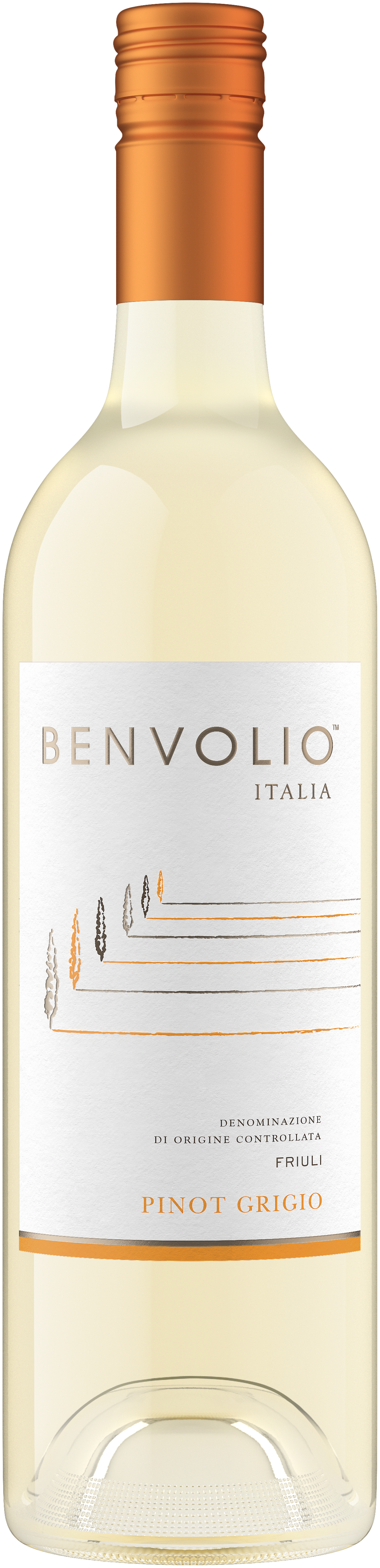 Benvolio Friuli Pinot Grigio White Wine, 750ml