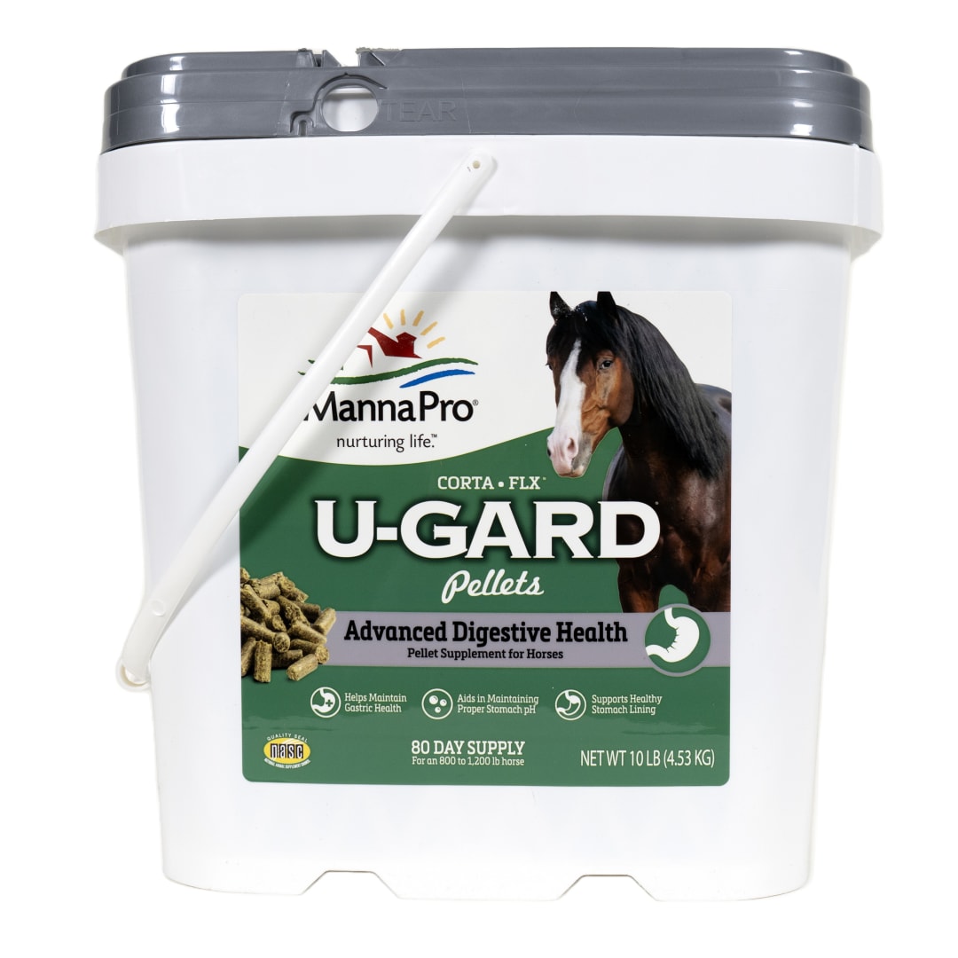 Corta-Flx U-Gard Pellets | Equine Digestive Supplement to Maintain Gastric Health | Helps Prevent Ulcer Formation | 10 LB