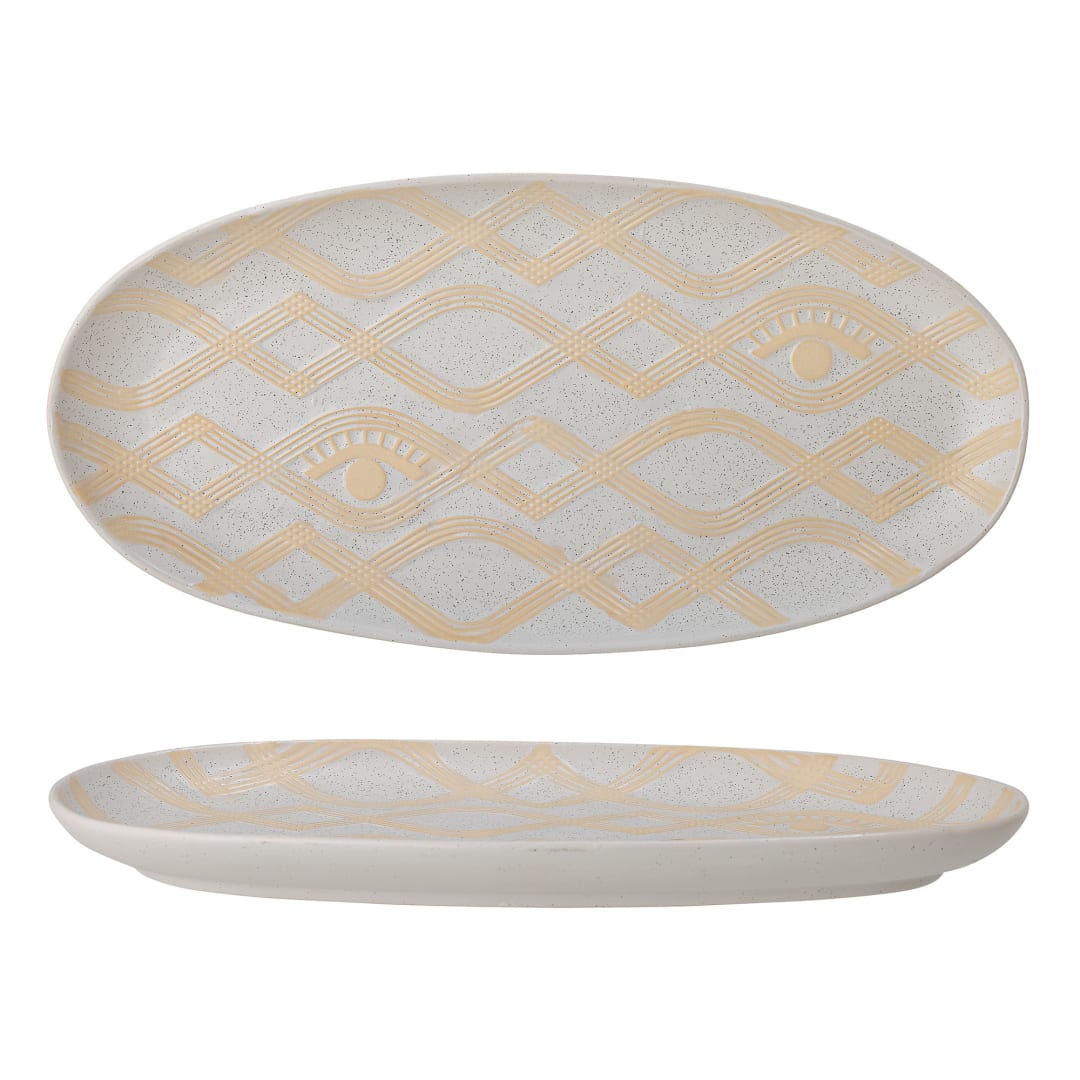 82054329 - Newa Tray, Nature, Stoneware STOCK: 243