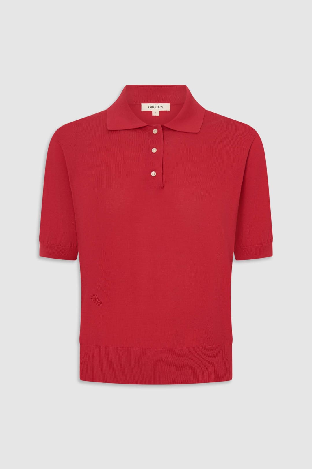 Short Sleeve Knit Polo