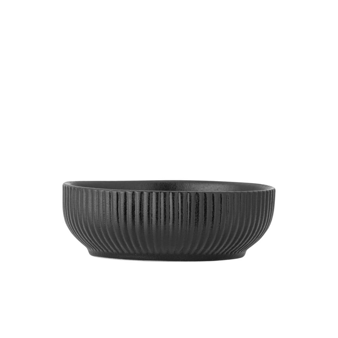 82072018 - Neri Bowl, Black, Stoneware STOCK: 300