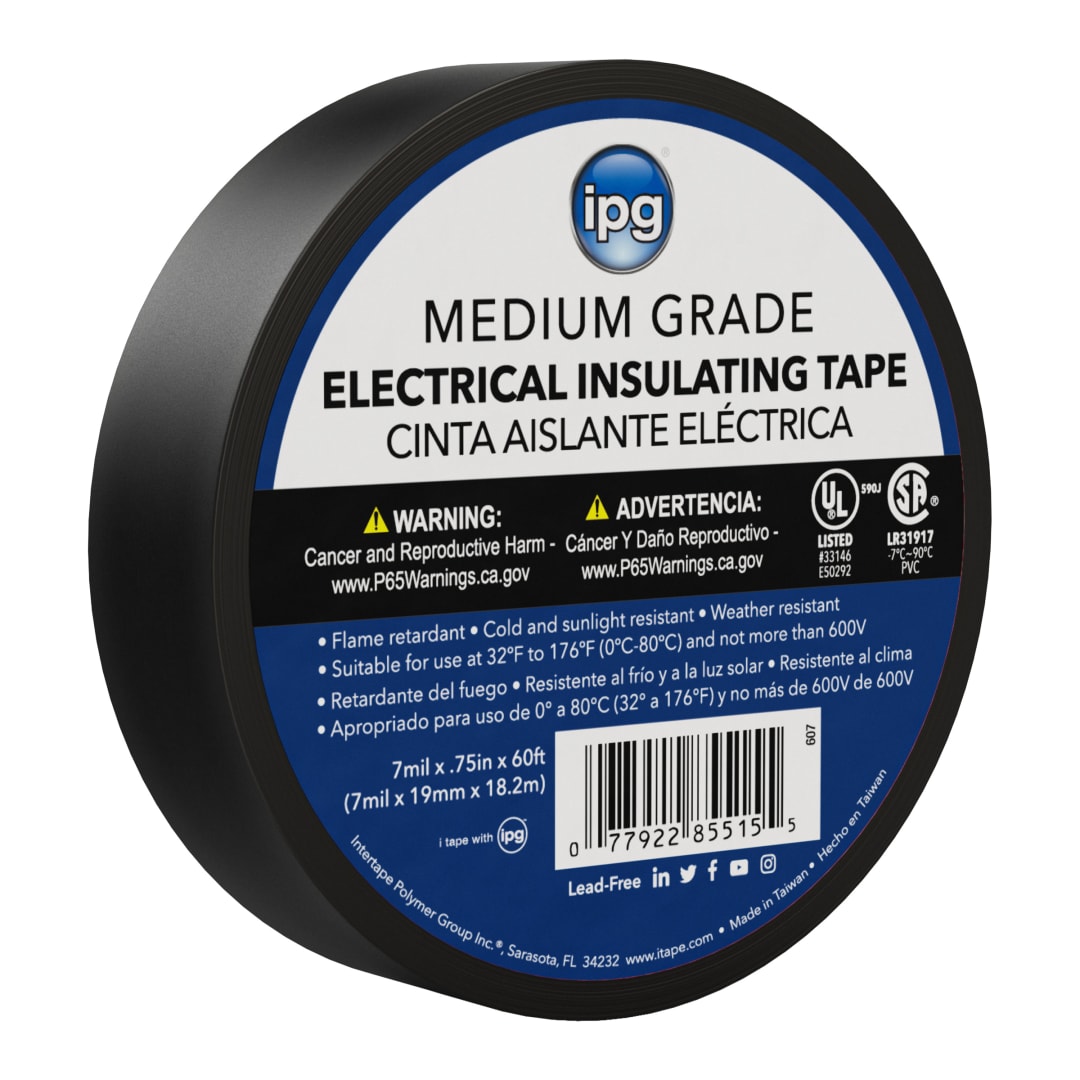 CONSMR ELEC 7 Mil PVC Film with Rubber Adhesive *