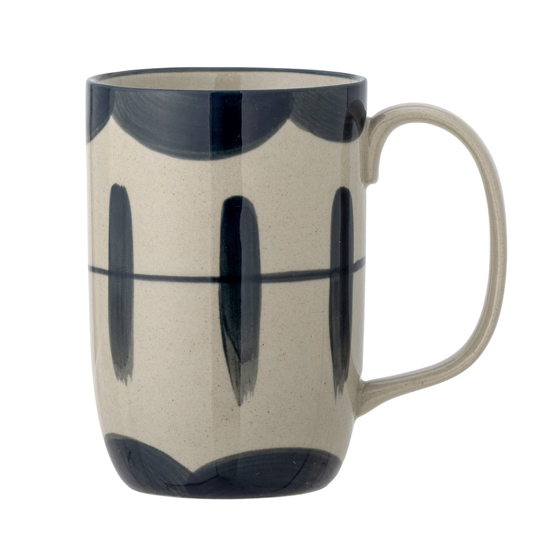 82057648 - Allium Mug, Blue, Stoneware STOCK: 12