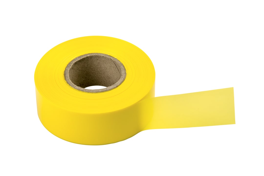 Flag Tape-300'x1-3/16"x2Mil Yellow