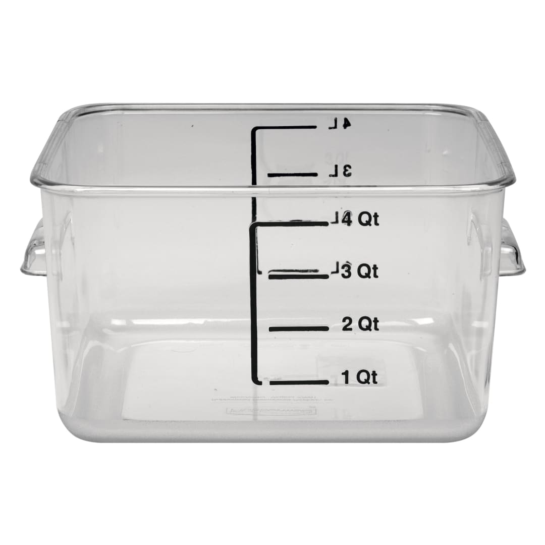 SPACE SAVING CONT SQ 4QT/3.8L CLR