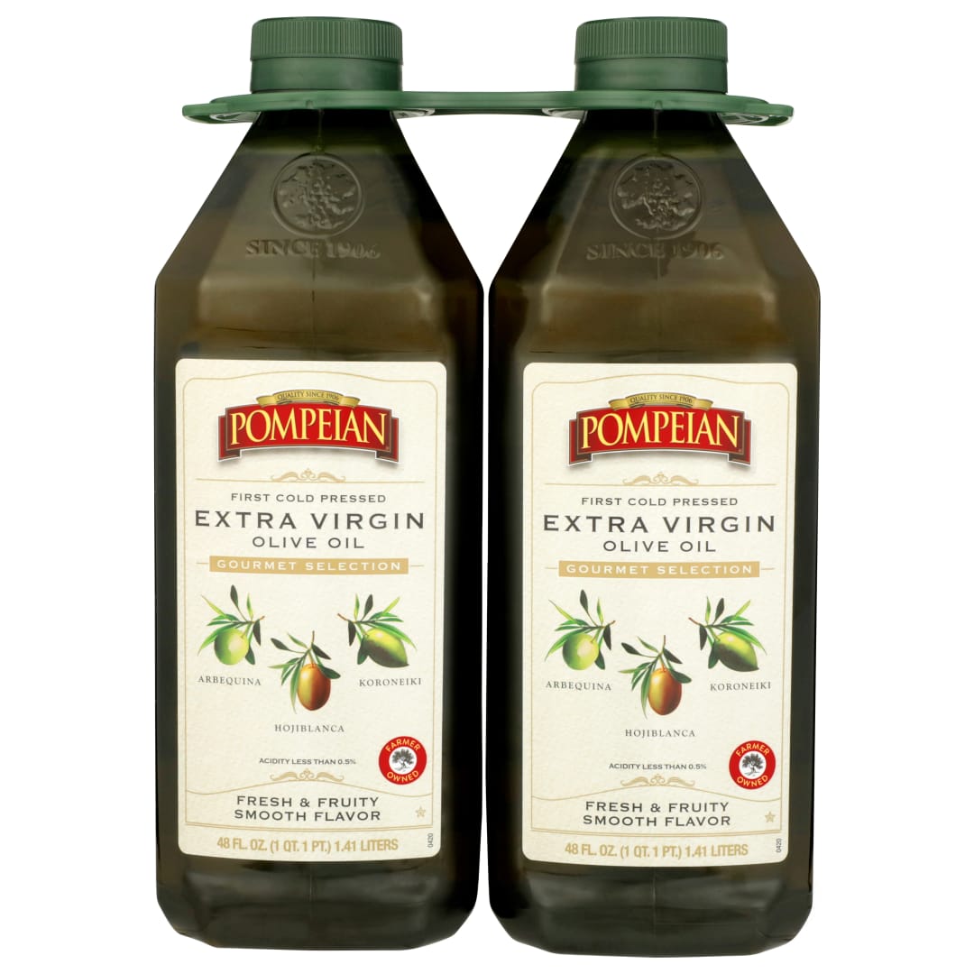 Pompeian Gourmet Selection Extra Virgin Olive Oil - 2 pk/48 fl oz