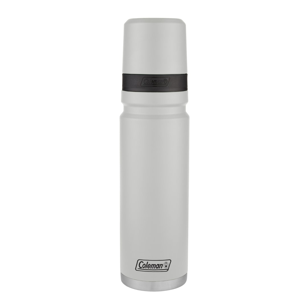 Coleman® Botella Térmica 3Sixty Pour, de Acero Inoxidable, Termo al Vacío, a Prueba de Derrames, Libre de BPA, 1200 ml, Blanco