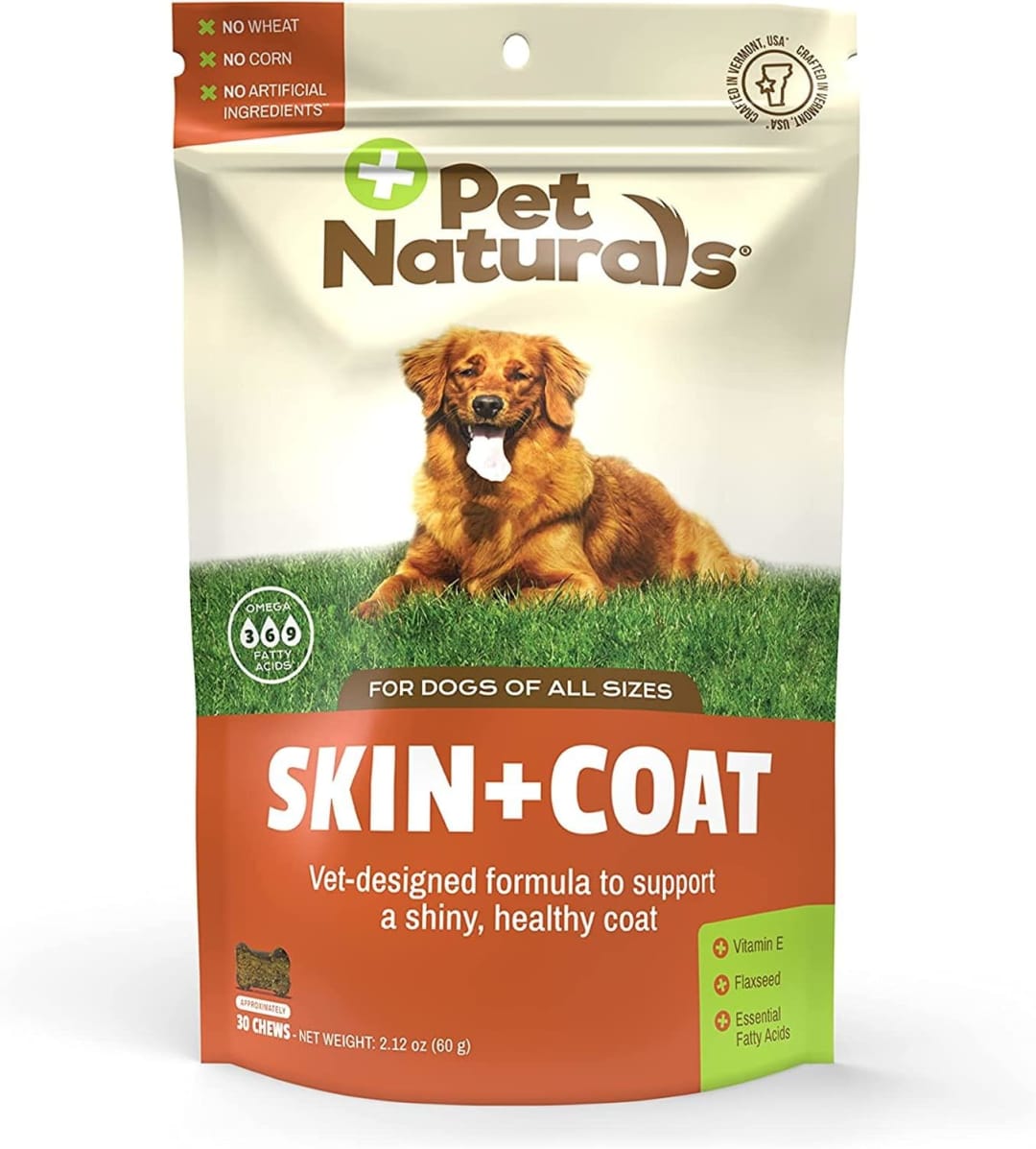 PN Skin and Coat Chews, Dogs, Veggie, 30ct