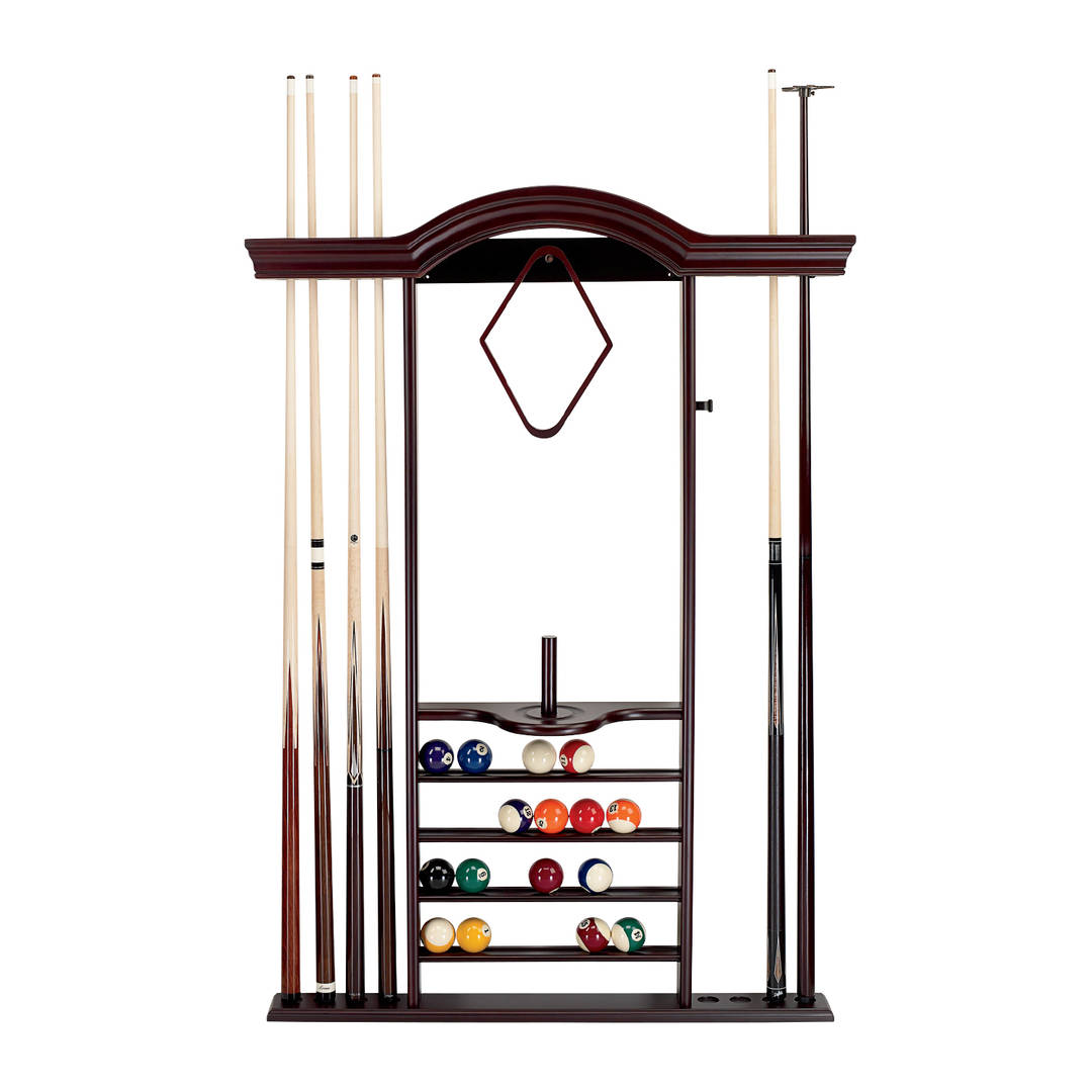 Cue Rack 7-CUE WALL RACK W/ BR