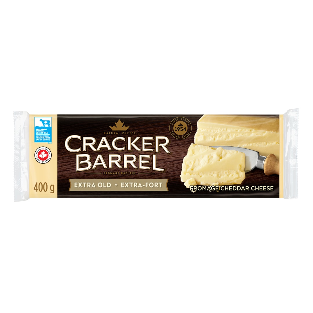 Cracker Barrel Extra Old White Cheddar Cheese, 400g