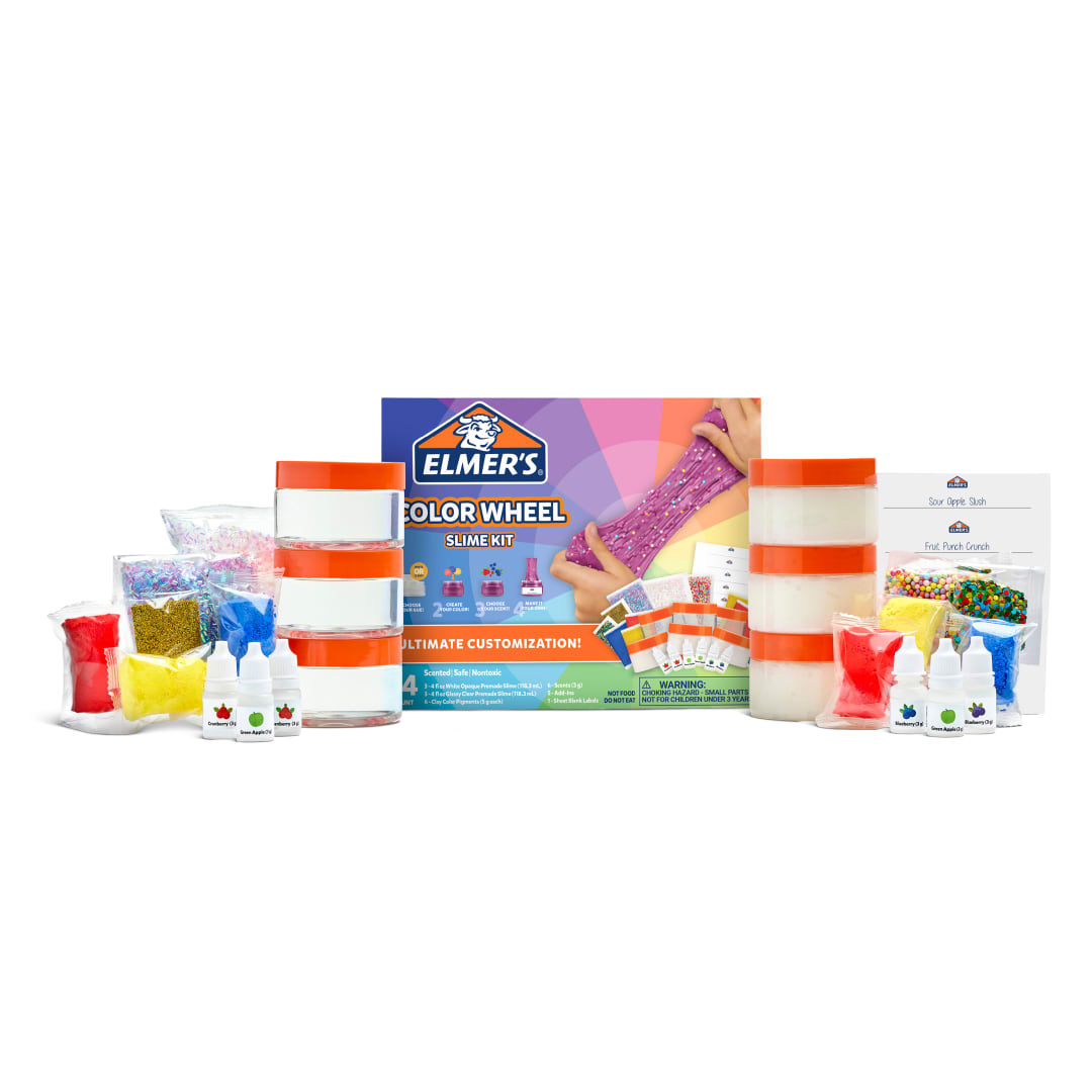 ELM 24CT COLOR WHEEL SLIME KIT