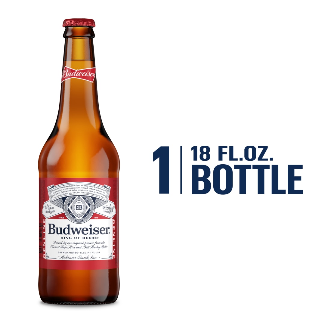 Budweiser Lager Beer 18 fl oz