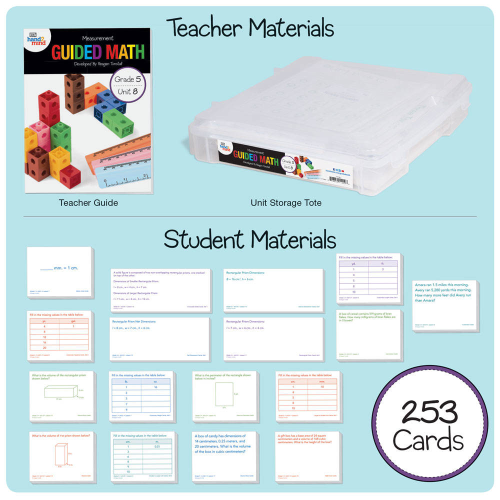 GUIDED MATH KIT, MEASUREMENT G5U8