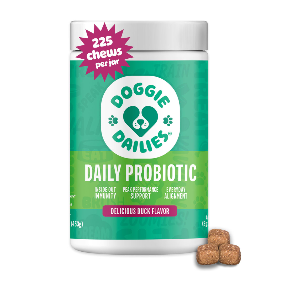 Doggie Dailies Probiotics for Dogs - Duck