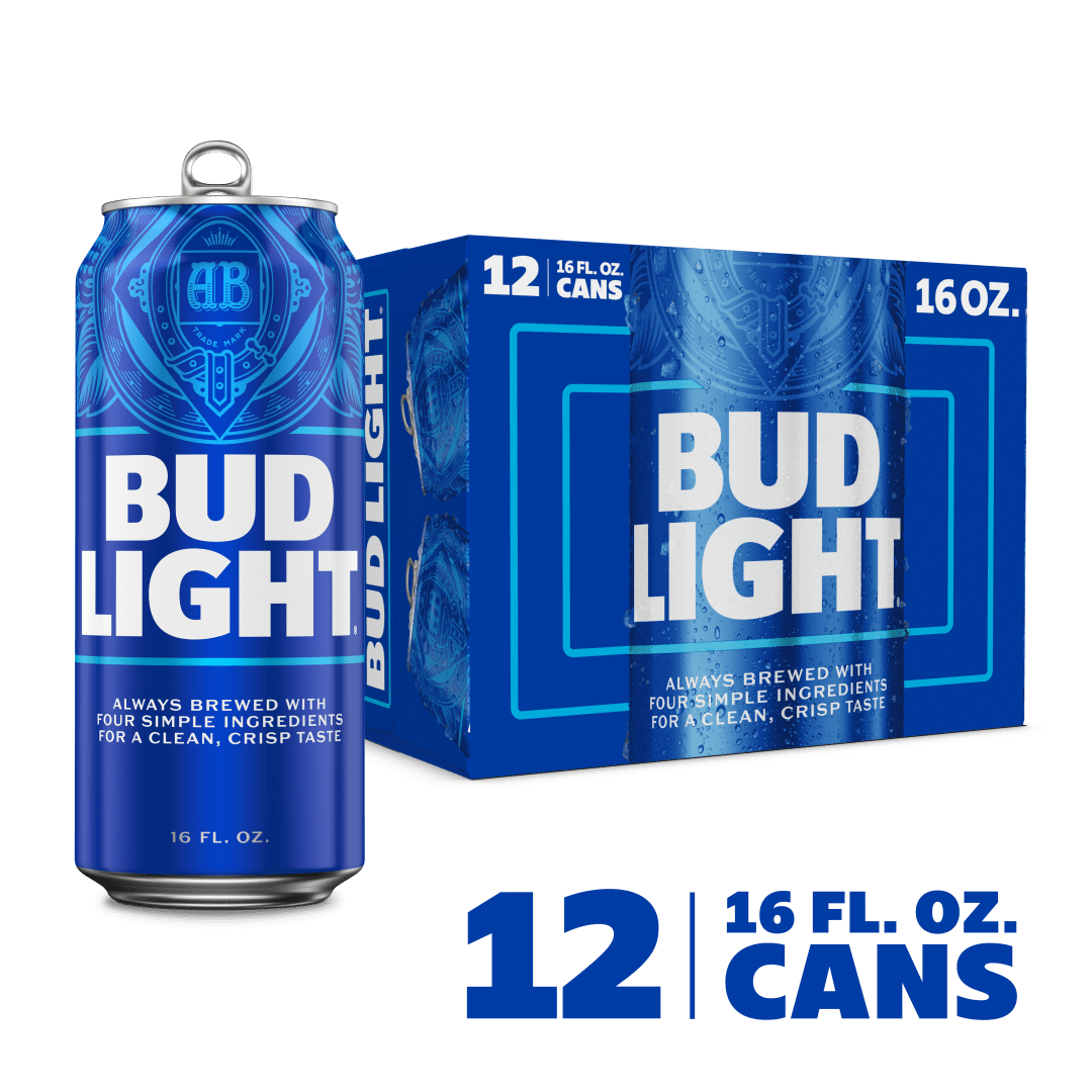 Bud Light 12 pack 16 oz cans