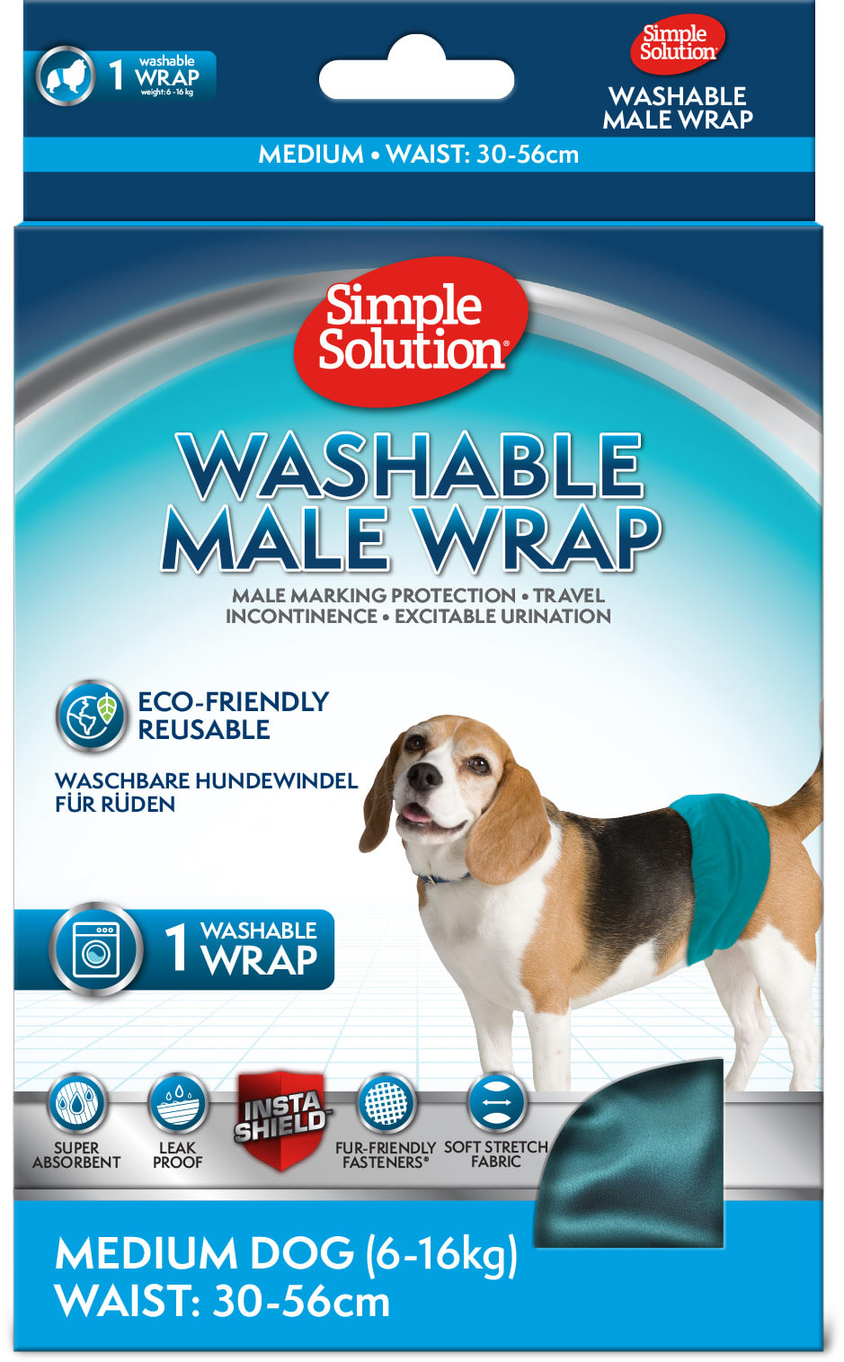 Simple Solution Washable Male Wrap - Medium