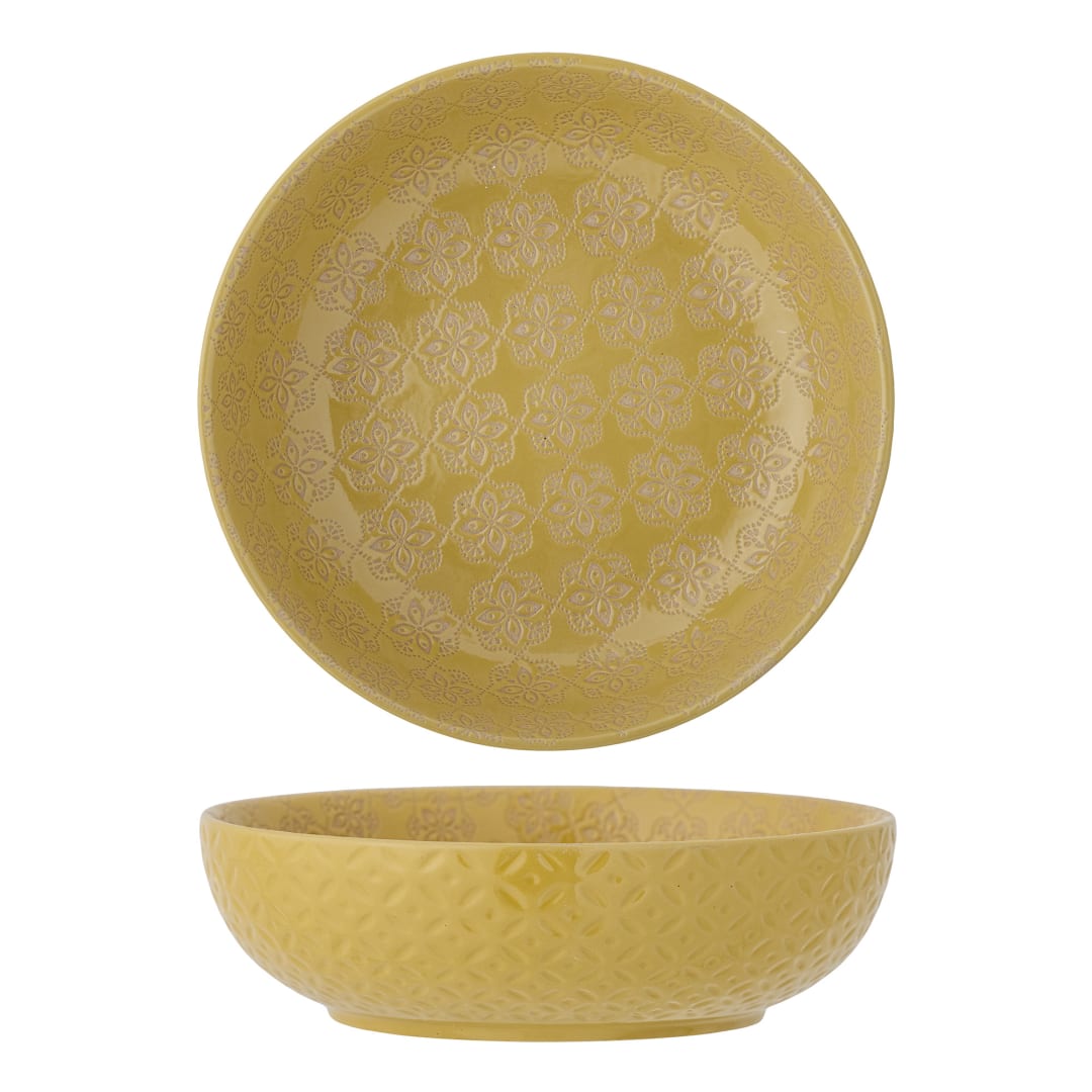 82057475 - Marsala Bowl, Yellow, Stoneware STOCK: 127