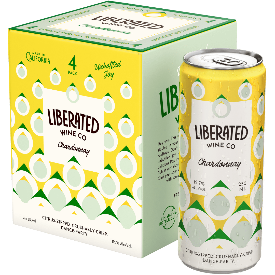 Liberated Chardonnay White Wine, 250ml