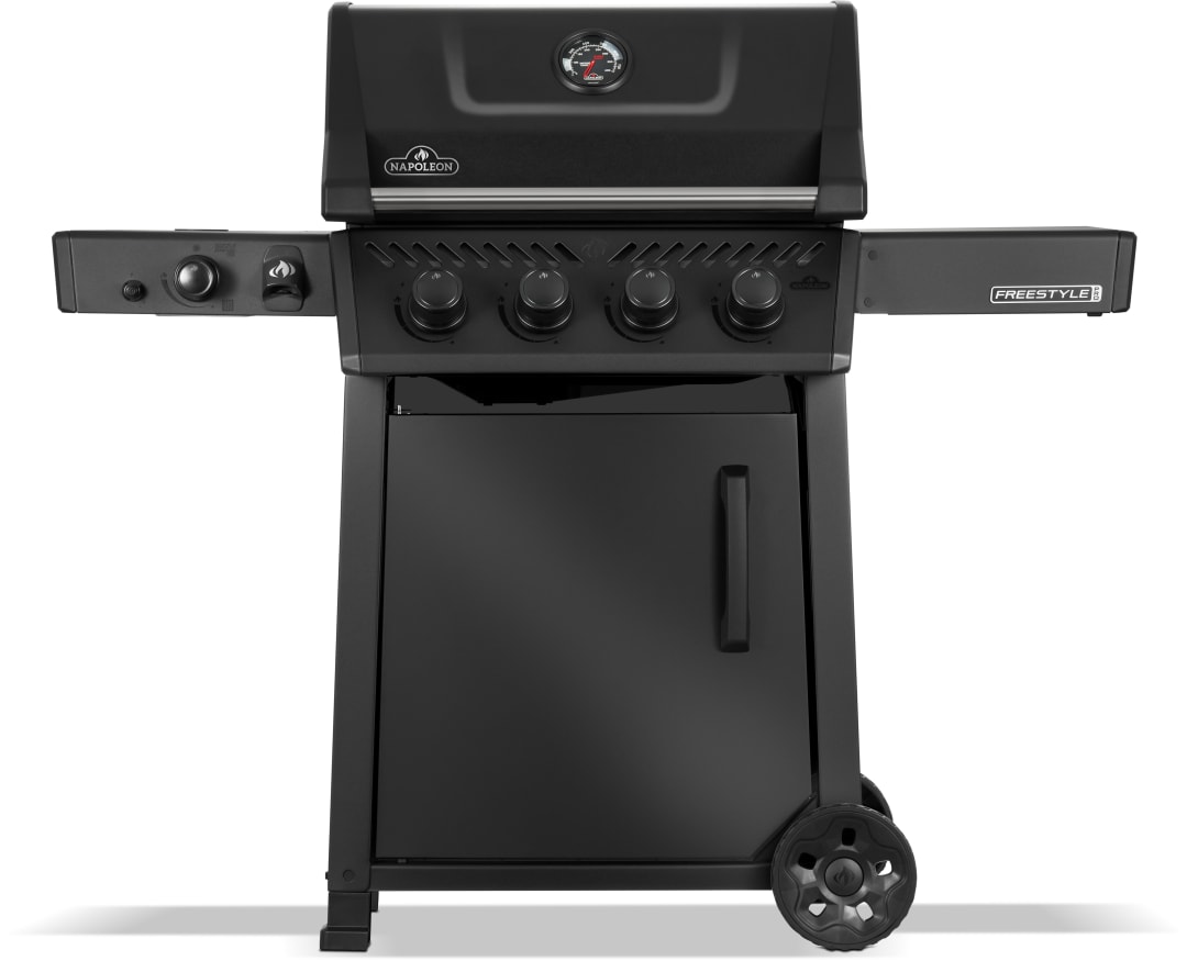 Freestyle™ PRO 425 Propane Gas Grill with Infrared Side Burner, Matte Black