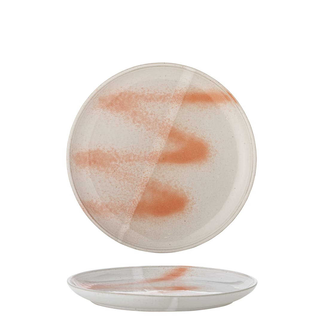 82060943 - Paula Plate, Orange, Stoneware STOCK: 300