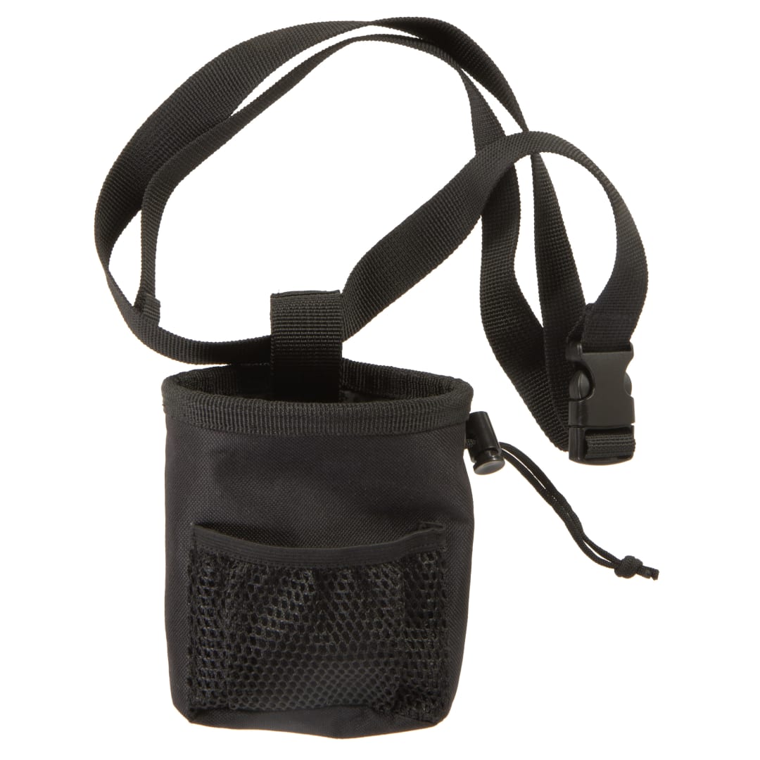 TrustyPup Pet Treat Bag, Black, Small, 2 Cups (0.5 L)