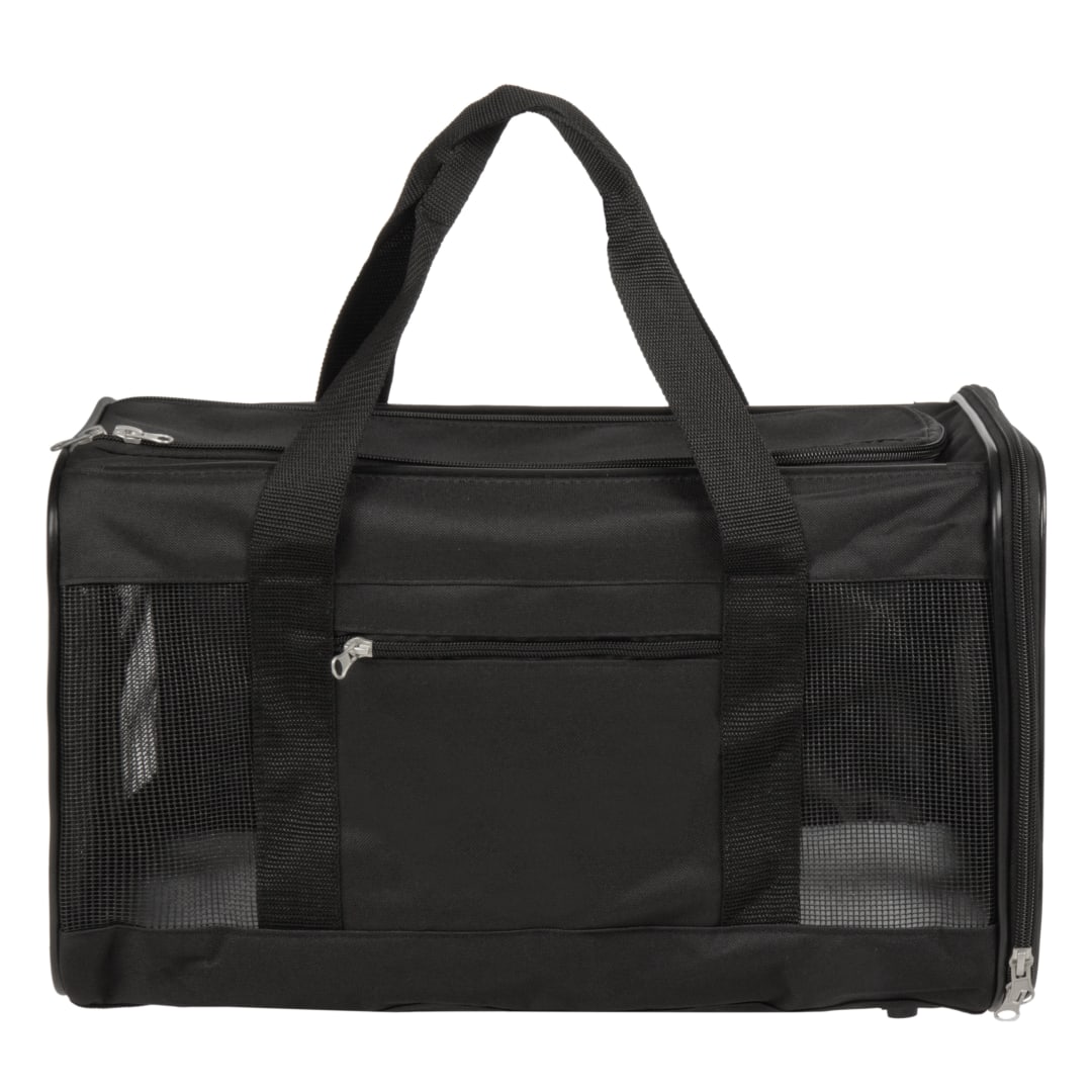 TrustyPup Easy Explorer Travel Pet Carrier, Guaranteed On Board, Black, Medium