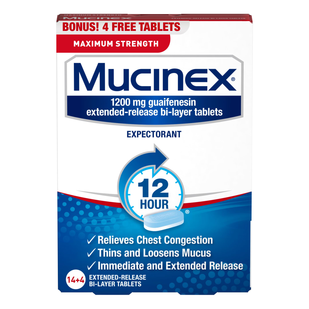 MUCINEX® SE - Max Strength Extended Release Bi-Layer Tablets 24/(14+4) ct.