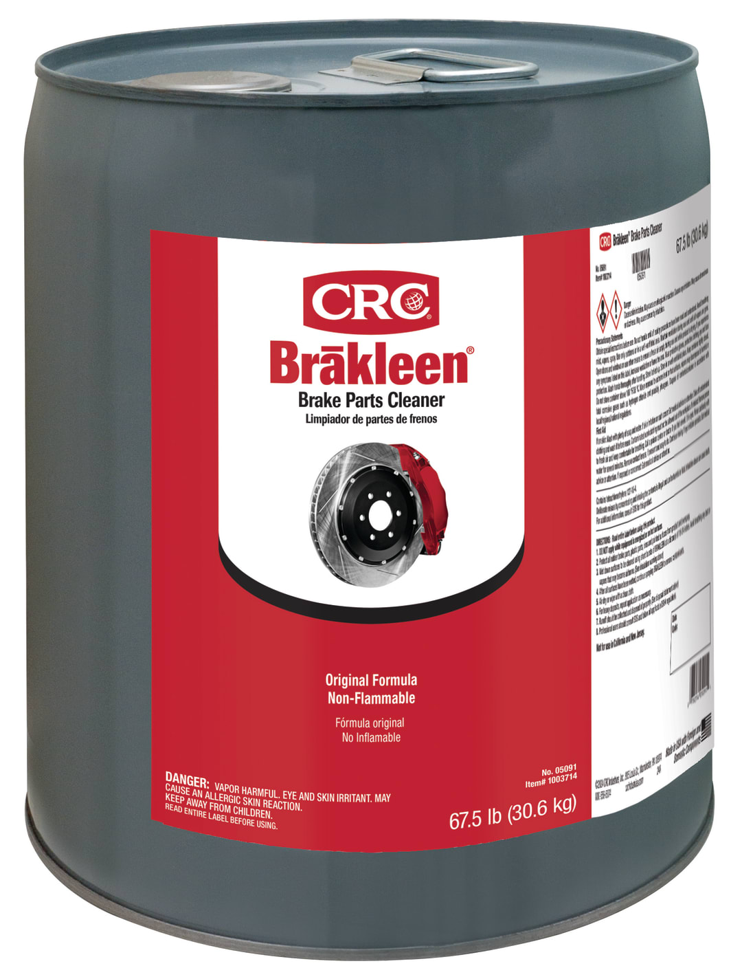 CRC Brakleen Brake Parts Cleaner Non-Flam 1X5GL