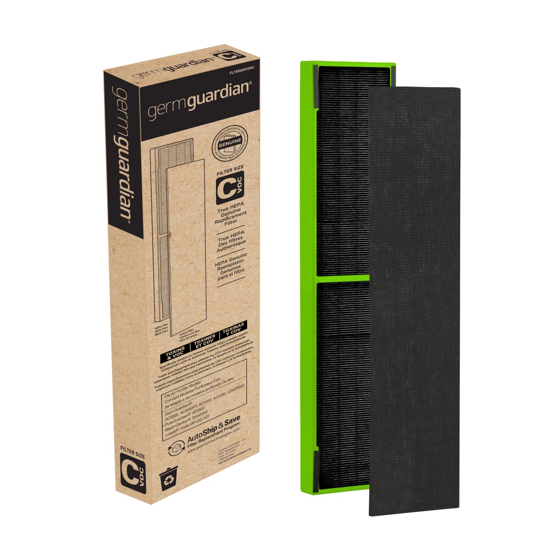GermGuardian Filter C Toxin Clear HEPA Filter Genuine Replacement Filter for AC5000 Series Air Purifiers