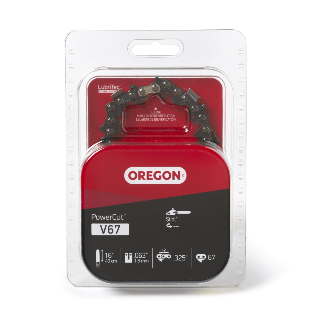 Oregon V67PowerCut Saw Chain for 16 in. Bar - 67 Drive Links - fits several Stihl chainsaws